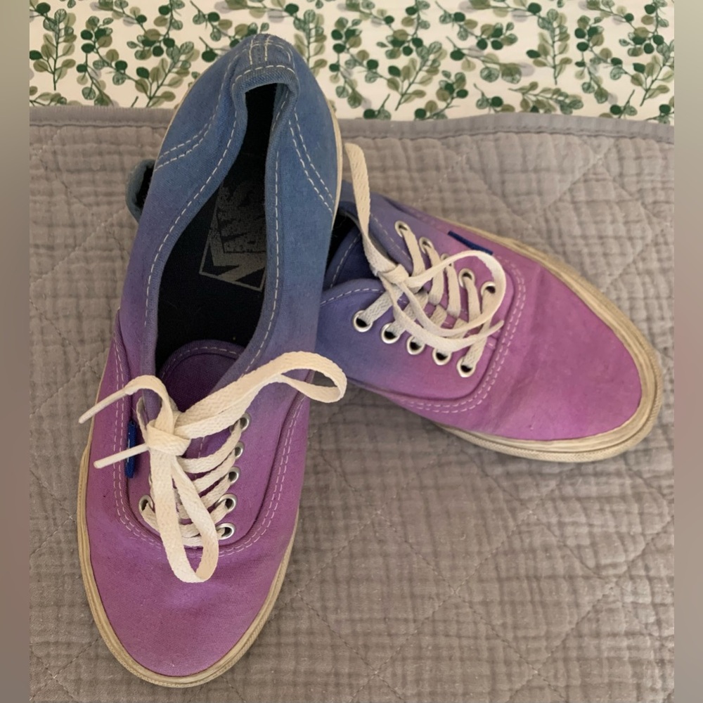 Purple/Blue Ombre Vans